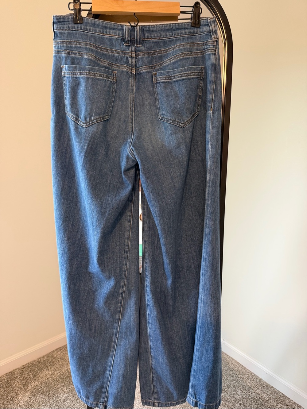 Pilcro by Anthropologie High-Rise Wide Leg Jeans in Blue - Women